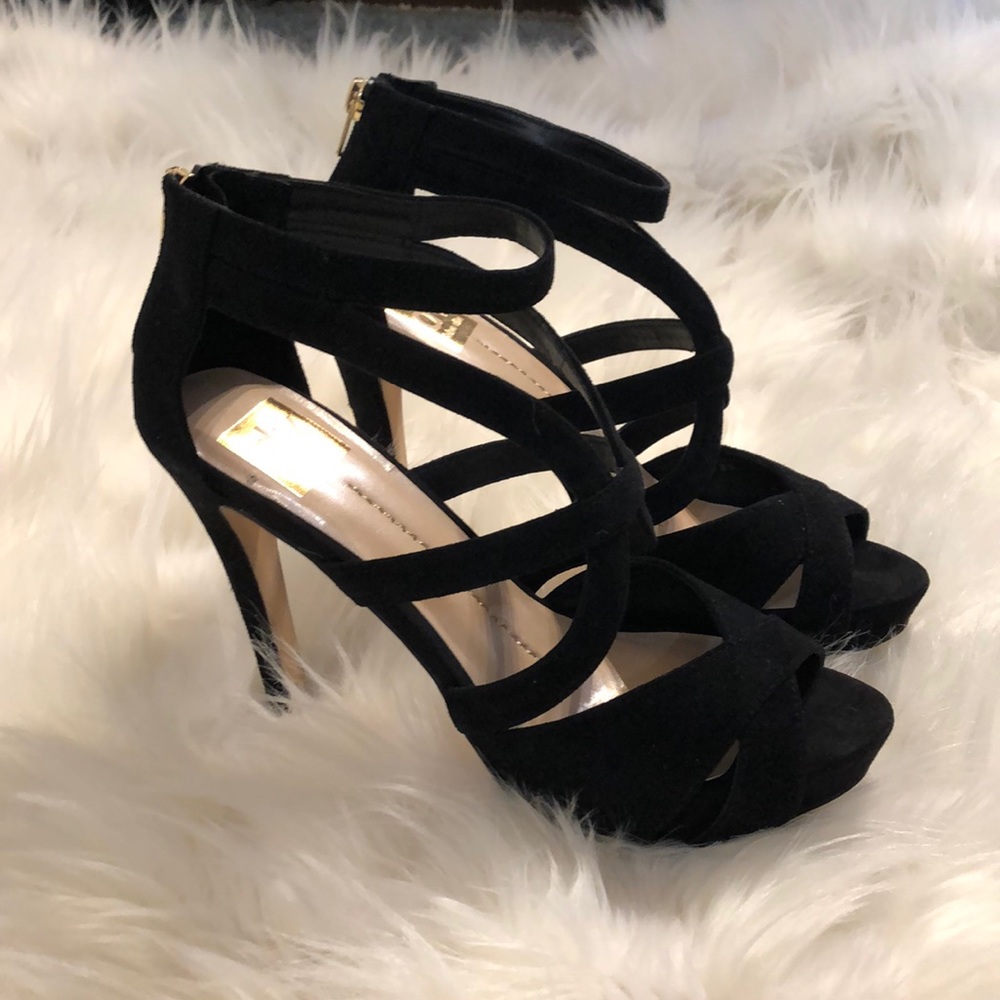 Dolce Vita black suede Bella heel 8.5 brand new
